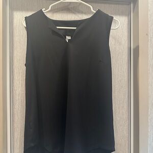 Lulu-B Classic Black Sleeveless V neck